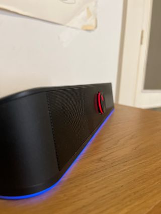 Barra de Sonido Negra con Luces LED GX trust