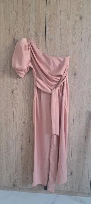 Tuta rosa monospalla