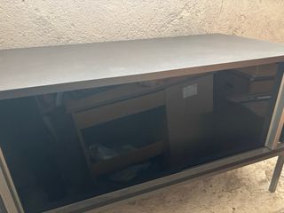 Mueble salón o mesitas negro