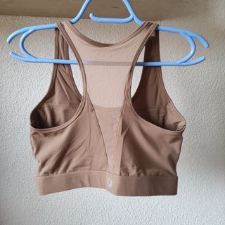 Sujetador deportivo mujer marrón de alto impacto M