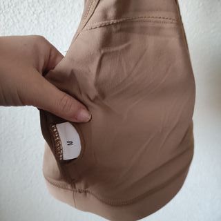 Sujetador deportivo mujer marrón de alto impacto M