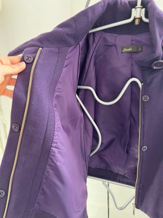 Capa Morada con mangas