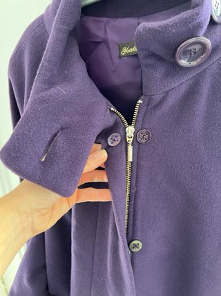 Capa Morada con mangas