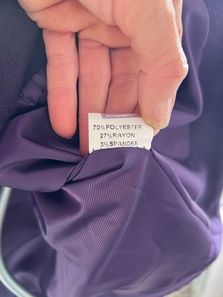 Capa Morada con mangas