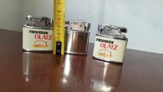 Lote 3 mecheros vintage Pacharán Olaz