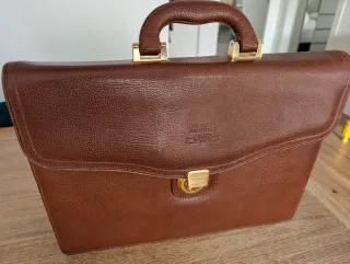 Maletín piel marrón Salvador Bachiller
