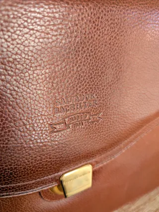 Maletín piel marrón Salvador Bachiller