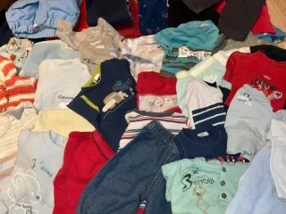 Lote 200 prendas bebé