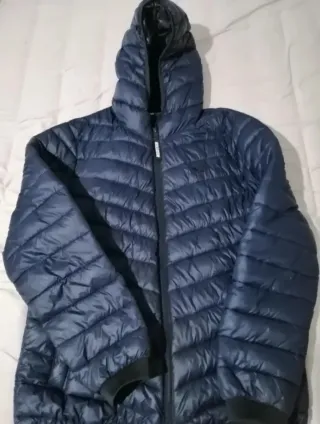 Plumífero Hollister Talla S Azul