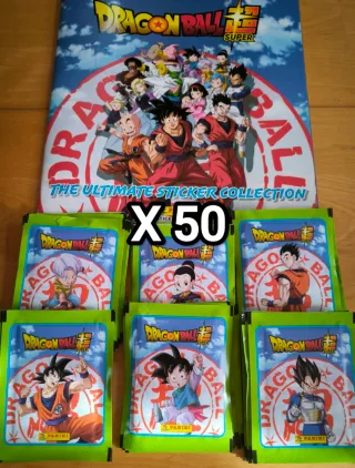 Lote 50 sobres Dragon Ball Super Colección