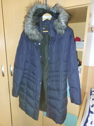 Abrigo de plumas ONLY azul