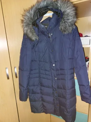 Abrigo de plumas ONLY azul