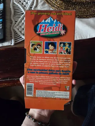 Película VHS Heidi en la Montaña