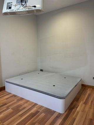 Canapé Cama Nuevo Blanco/Gris