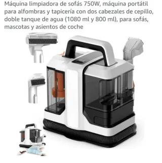 Máquina Limpiadora Sofás Portátil 750W