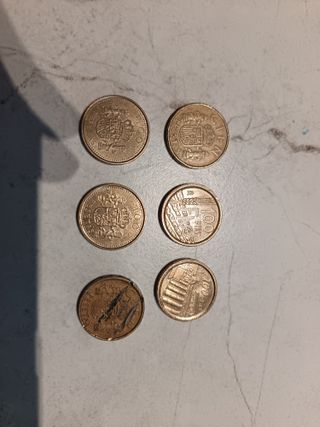 Lote monedas antiguas: 25, 50 y 100 pesetas