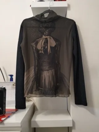 Camiseta Desigual manga larga estampada