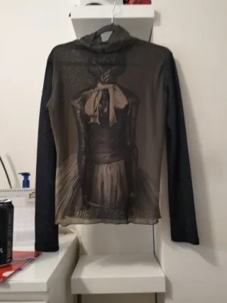 Camiseta Desigual manga larga estampada