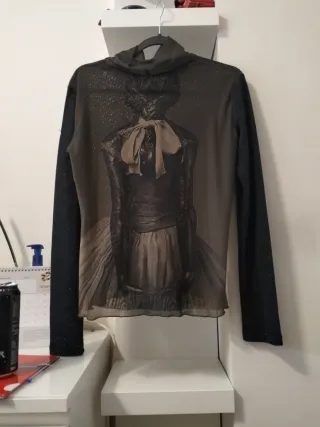 Camiseta Desigual manga larga estampada