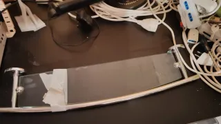 Mensola bagno vetro e metallo