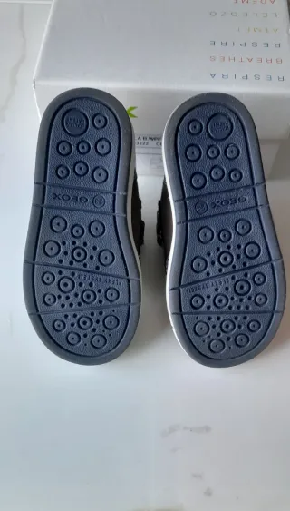 Botas calidas Geox niño piel Waterproof marron n23