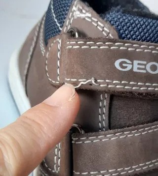 Botas calidas Geox niño piel Waterproof marron n23