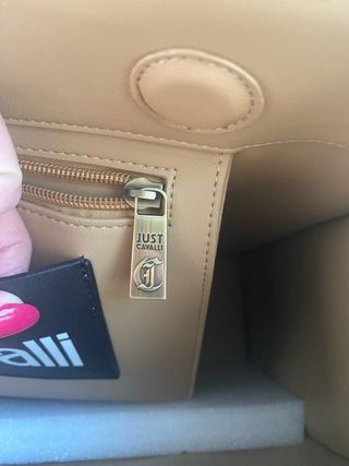 Bolso Just Cavalli Beige y Marrón