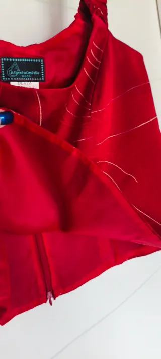 Top Rojo/Burdeos con Diseño