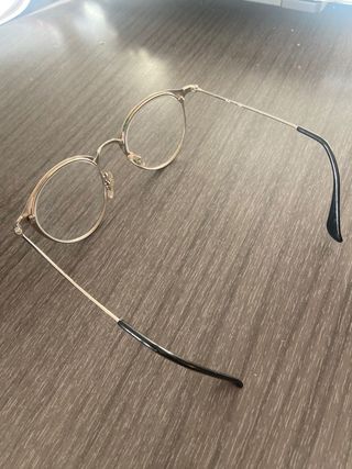 Gafas Ray-Ban Montura Metálica Redonda Negra/Plata