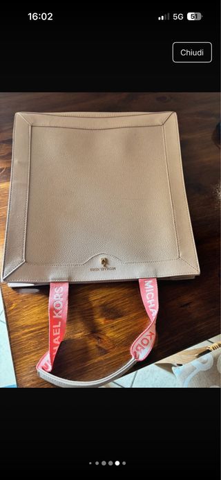 Borsa Michael Kors Beige/Rosa