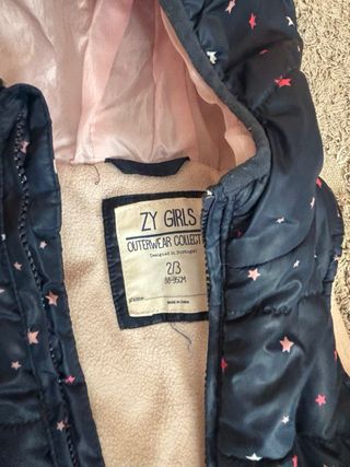 Lote 2 chalecos niña Zara