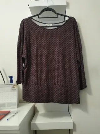 Camiseta Caroll Estampada Manga Larga