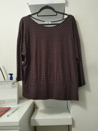 Camiseta Caroll Estampada Manga Larga