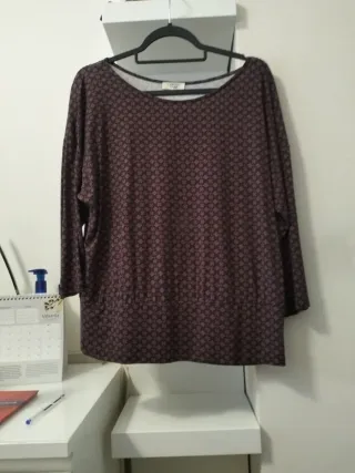 Camiseta Caroll Estampada Manga Larga