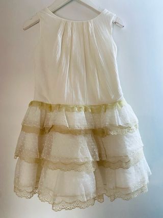 Vestido boda niña 5 años