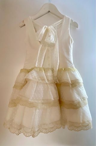 Vestido boda niña 5 años