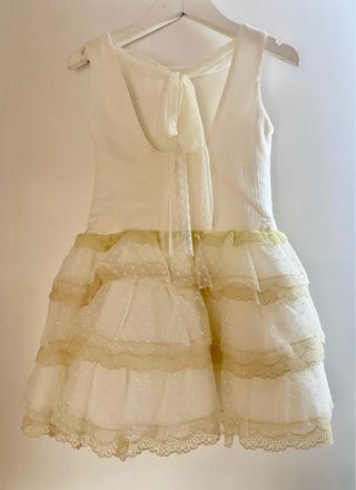 Vestido boda niña 5 años