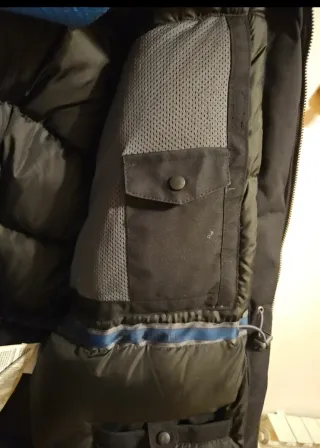 Parka Columbia Hombre Negra con Capucha