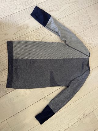 Camiseta Adidas Térmica Mujer Azul/Gris