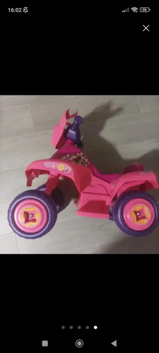 Quad Infantil Minnie Mouse Rosa, Feber