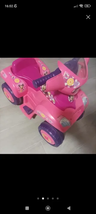 Quad Infantil Minnie Mouse Rosa, Feber