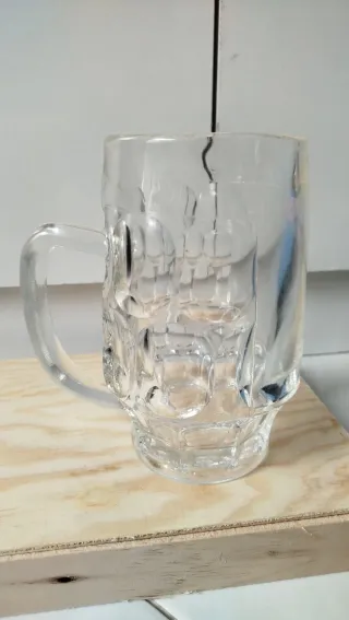 Boccale birra in vetro