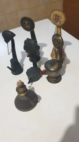 Lamparinas vintage a petróleo