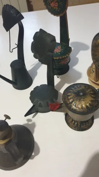 Lamparinas vintage a petróleo