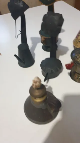 Lamparinas vintage a petróleo