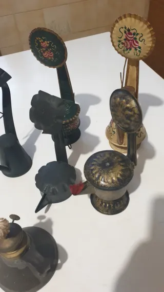 Lamparinas vintage a petróleo