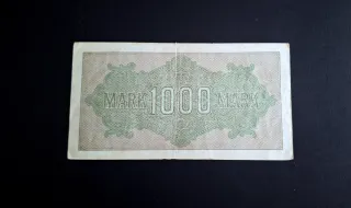 Billete 1000 Marcos Alemania 1922