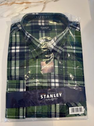 Camisa con estampado cuadros
