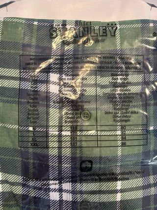 Camisa con estampado cuadros