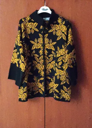 Cardigan 30% lana merinos, XXL